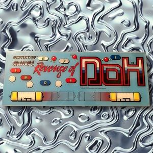 Romstar Arkanoid 2 Revenge of Doh! Arcade Video Game Marquee